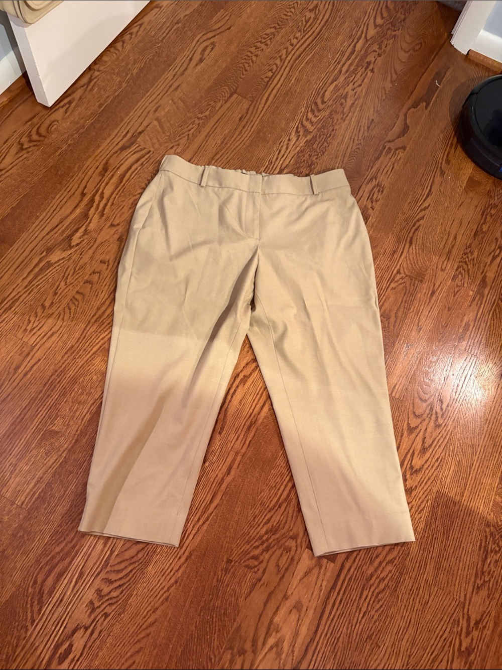 Talbots Heritage Khaki Cropped Straight-Leg Pants